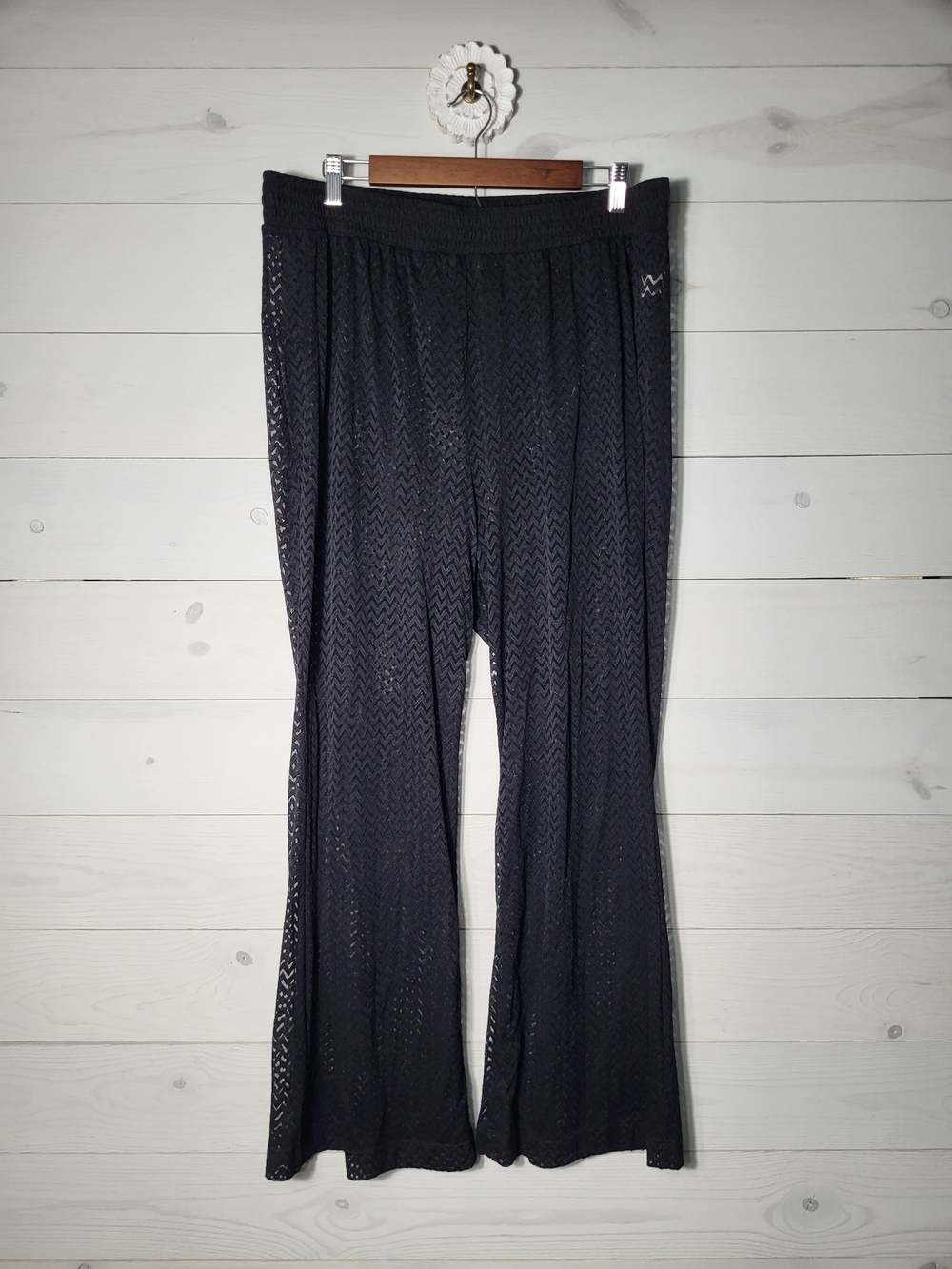 TORRID Pants Swim Cover Up Chevron Wide-Leg Summer Vacation Beach Resortwear.